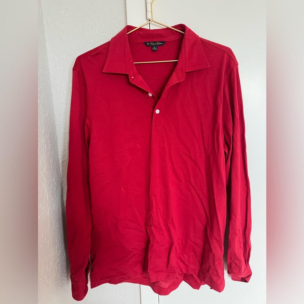 Brooks Brothers long sleeved polo